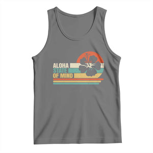 Aloha State Of Mind Tank Top Tropical Hibiscus Floral