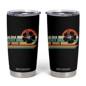 Aloha State Of Mind Tumbler Cup Tropical Hibiscus Floral