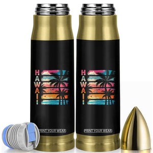 Vintage Hawaii Tropical Beach Vacation Bullet Tumbler TS14 Black Print Your Wear
