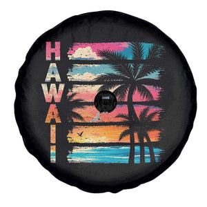 Vintage Hawaii Tropical Beach Vacation Spare Tire Cover