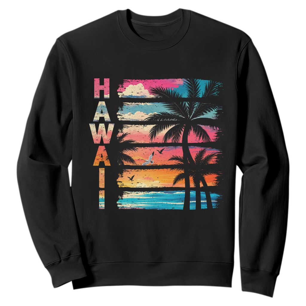 Vintage Hawaii Tropical Beach Vacation Sweatshirt