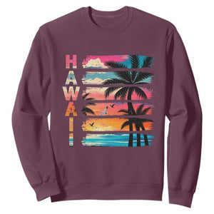 Vintage Hawaii Tropical Beach Vacation Sweatshirt
