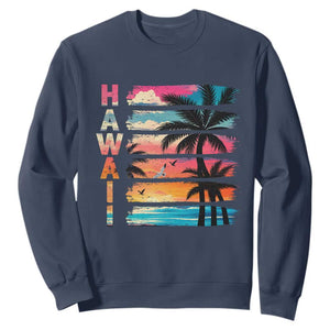 Vintage Hawaii Tropical Beach Vacation Sweatshirt