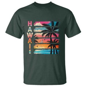 Vintage Hawaii Tropical Beach Vacation T Shirt