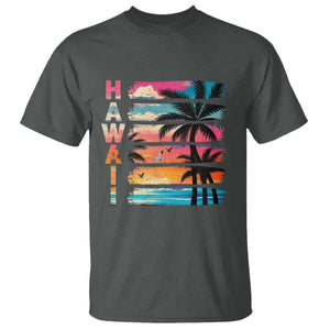 Vintage Hawaii Tropical Beach Vacation T Shirt