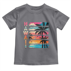 Vintage Hawaii Tropical Beach Vacation Toddler T Shirt