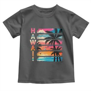 Vintage Hawaii Tropical Beach Vacation Toddler T Shirt