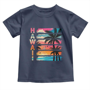 Vintage Hawaii Tropical Beach Vacation Toddler T Shirt