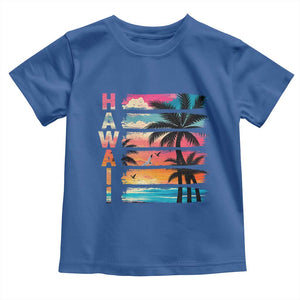 Vintage Hawaii Tropical Beach Vacation Toddler T Shirt