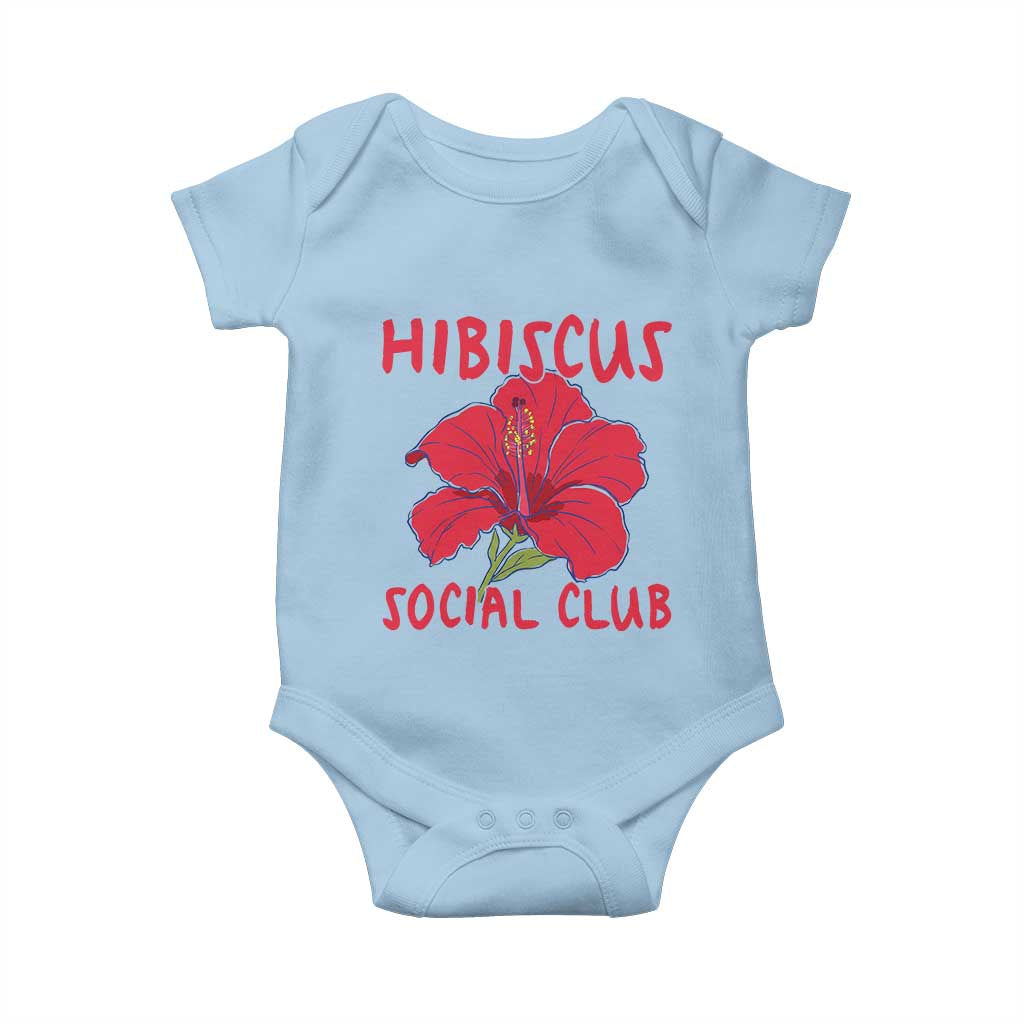 Hibiscus Flower Baby Onesie Aloha Hawaii Tropical Beach Vacation