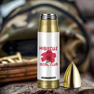 Hibiscus Flower Bullet Tumbler Aloha Hawaii Tropical Beach Vacation
