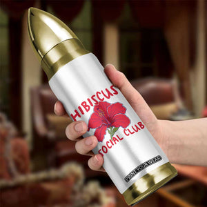 Hibiscus Flower Bullet Tumbler Aloha Hawaii Tropical Beach Vacation