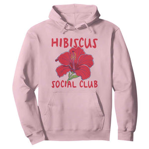 Hibiscus Flower Hoodie Aloha Hawaii Tropical Beach Vacation TS14 Light Pink Print Your Wear