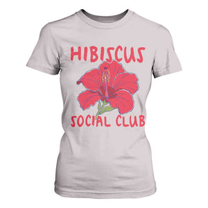 Hibiscus Flower T Shirt For Women Aloha Hawaii Tropical Beach Vacation TS14 Ice Gray Print Your Wear