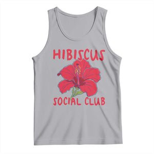 Hibiscus Flower Tank Top Aloha Hawaii Tropical Beach Vacation
