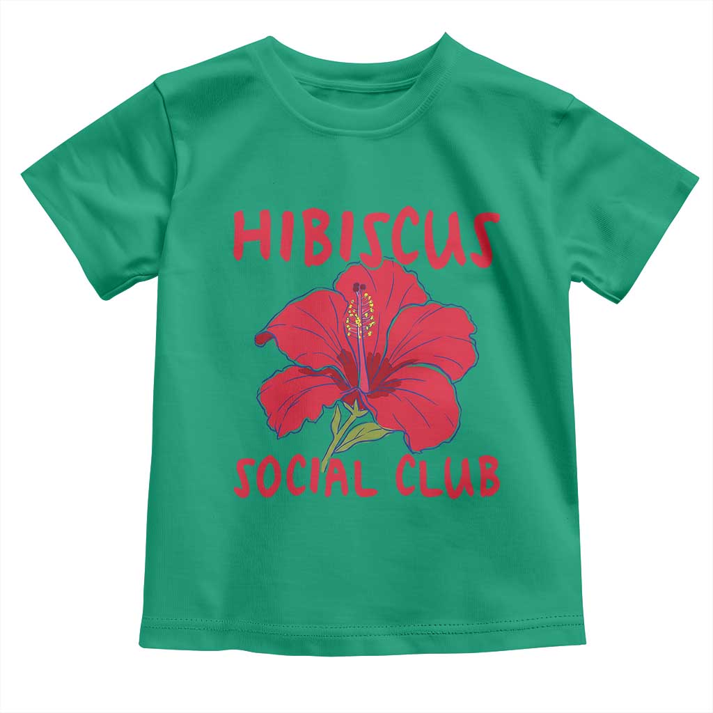 Hibiscus Flower Toddler T Shirt Aloha Hawaii Tropical Beach Vacation