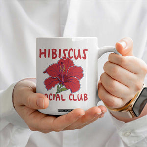 Hibiscus Flower Coffee Mug Aloha Hawaii Tropical Beach Vacation