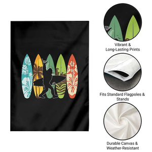 Funny Bigfoot Aloha Hawaiian Surfing Tropical Beach Surfer Garden Flag TS14 Print Your Wear