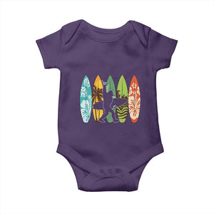 Funny Bigfoot Aloha Hawaiian Surfing Tropical Beach Surfer Baby Onesie