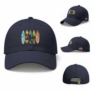 Funny Bigfoot Aloha Hawaiian Surfing Tropical Beach Surfer Baseball Cap
