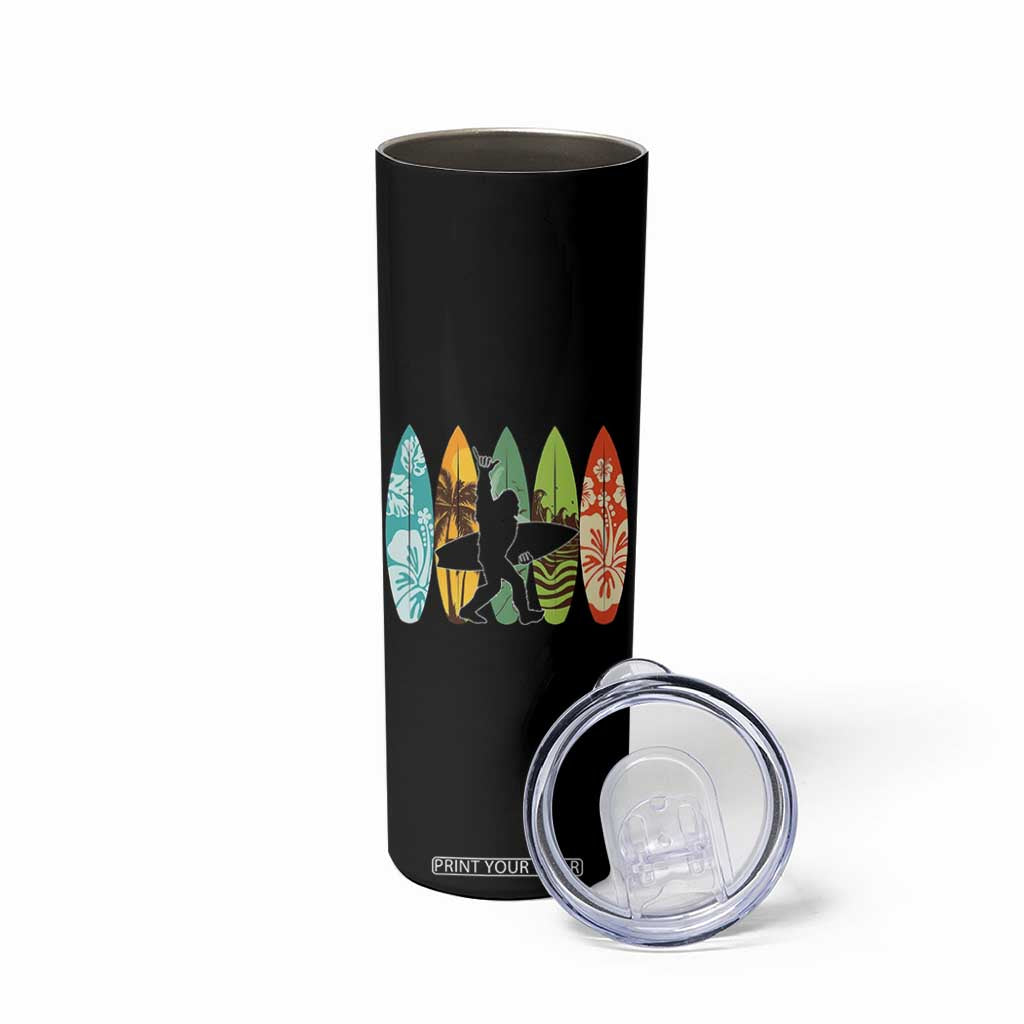 Funny Bigfoot Aloha Hawaiian Surfing Tropical Beach Surfer Skinny Tumbler TS14 Print Your Wear