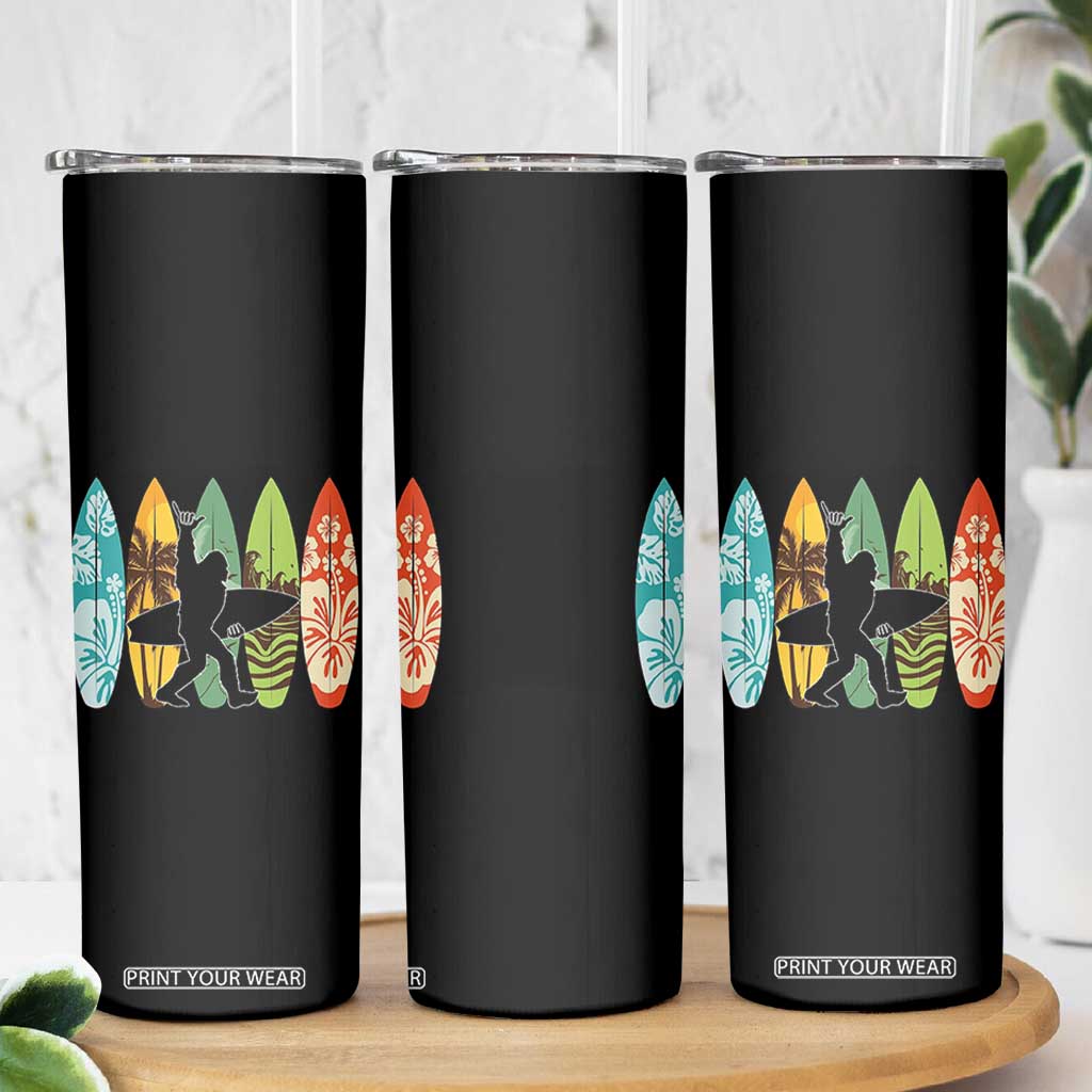 Funny Bigfoot Aloha Hawaiian Surfing Tropical Beach Surfer Skinny Tumbler TS14 Print Your Wear