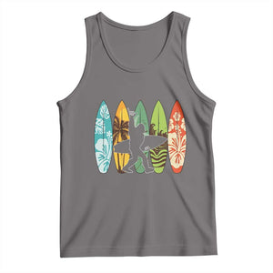 Funny Bigfoot Aloha Hawaiian Surfing Tropical Beach Surfer Tank Top