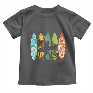 Funny Bigfoot Aloha Hawaiian Surfing Tropical Beach Surfer Toddler T Shirt