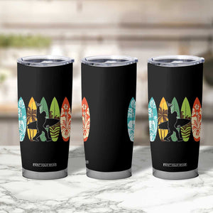 Funny Bigfoot Aloha Hawaiian Surfing Tropical Beach Surfer Tumbler Cup