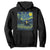 Cute Cottagcore Cat Mushroom Hoodie Starry Night Fungi Mycology Lover TS14 Black Print Your Wear