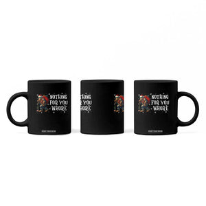 Funny Bigfoot Santa Christmas Coffee Mug Nothing For You Whore Merry Squatchmas TS14 Print Your Wear