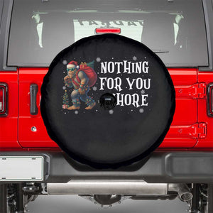 Funny Bigfoot Santa Christmas Spare Tire Cover Nothing For You Whore Merry Squatchmas TS14 Black Print Your Wear