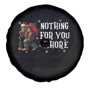 Funny Bigfoot Santa Christmas Spare Tire Cover Nothing For You Whore Merry Squatchmas TS14 Print Your Wear