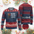 Funny Bigfoot Santa Xmas Ugly Christmas Sweater Nothing For You Whore Merry Squatchmas TS14 Burgundy Print Your Wear