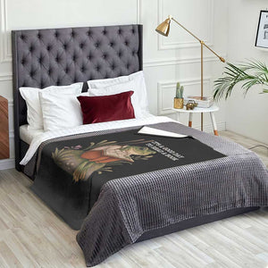 Cute Frog Reading Throw Blanket It Is A Good Day To Read A Book TS14 Print Your Wear