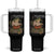 Cute Frog Reading Tumbler With Handle It Is A Good Day To Read A Book TS14 One Size: 40 oz Black Print Your Wear