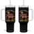 Funny Turkey Thanksgiving Tumbler With Handle Guess What Twerky Butt TS14 One Size: 40 oz Black Print Your Wear