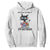 Funny Retired Cat Crochet Hoodie What Day Is Today Who Cares I Am Retired TS14 White Print Your Wear