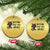 Funny Bigfoot Xmas Christmas Ornament Nothing For You Whore Sasquatch TS14 Circle Gold Print Your Wear