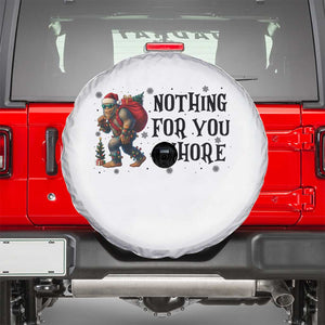 Funny Bigfoot Christmas Spare Tire Cover Nothing For You Whore Sasquatch TS14 White Print Your Wear
