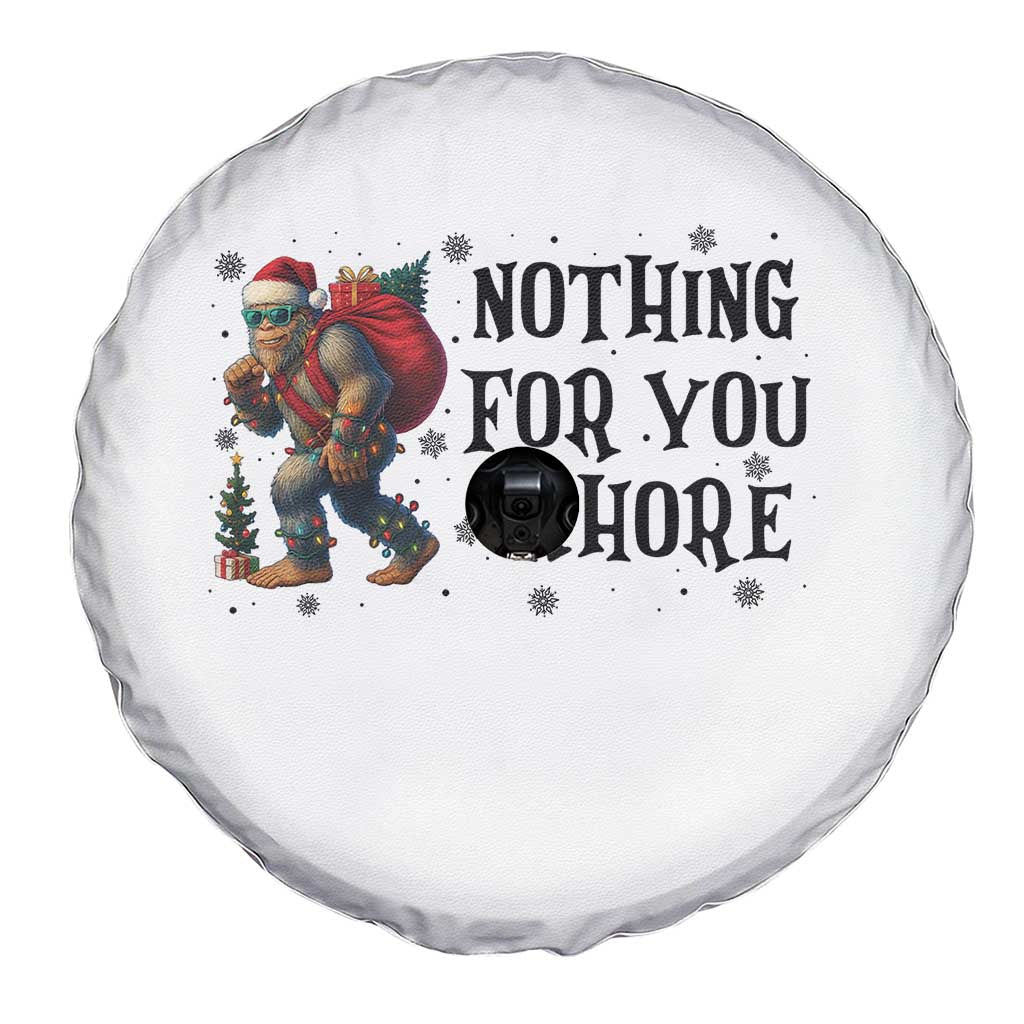 Funny Bigfoot Christmas Spare Tire Cover Nothing For You Whore Sasquatch TS14 Print Your Wear