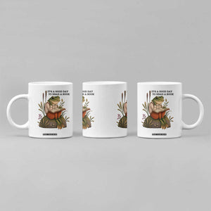 Frog Classic Books Coffee Mug It Is A Good Day To Read A Book TS14 Print Your Wear