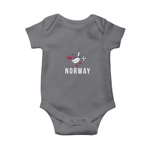 Norway Football Baby Onesie Silly Goose Soccer Fan Support
