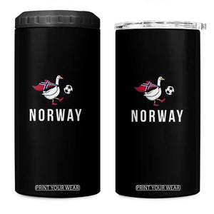 Norway Football 4 in 1 Can Cooler Tumbler Silly Goose Soccer Fan Support