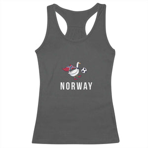 Norway Football Racerback Tank Top Silly Goose Soccer Fan Support
