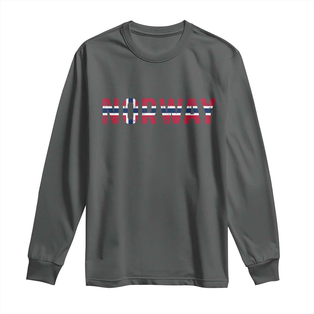 Norge Norway Norwegian Flag Long Sleeve Shirt