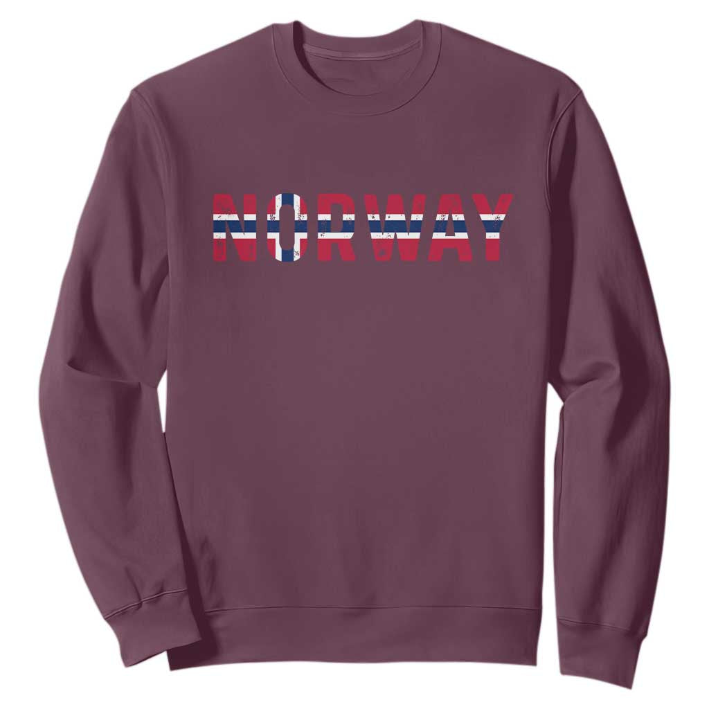 Norge Norway Norwegian Flag Sweatshirt