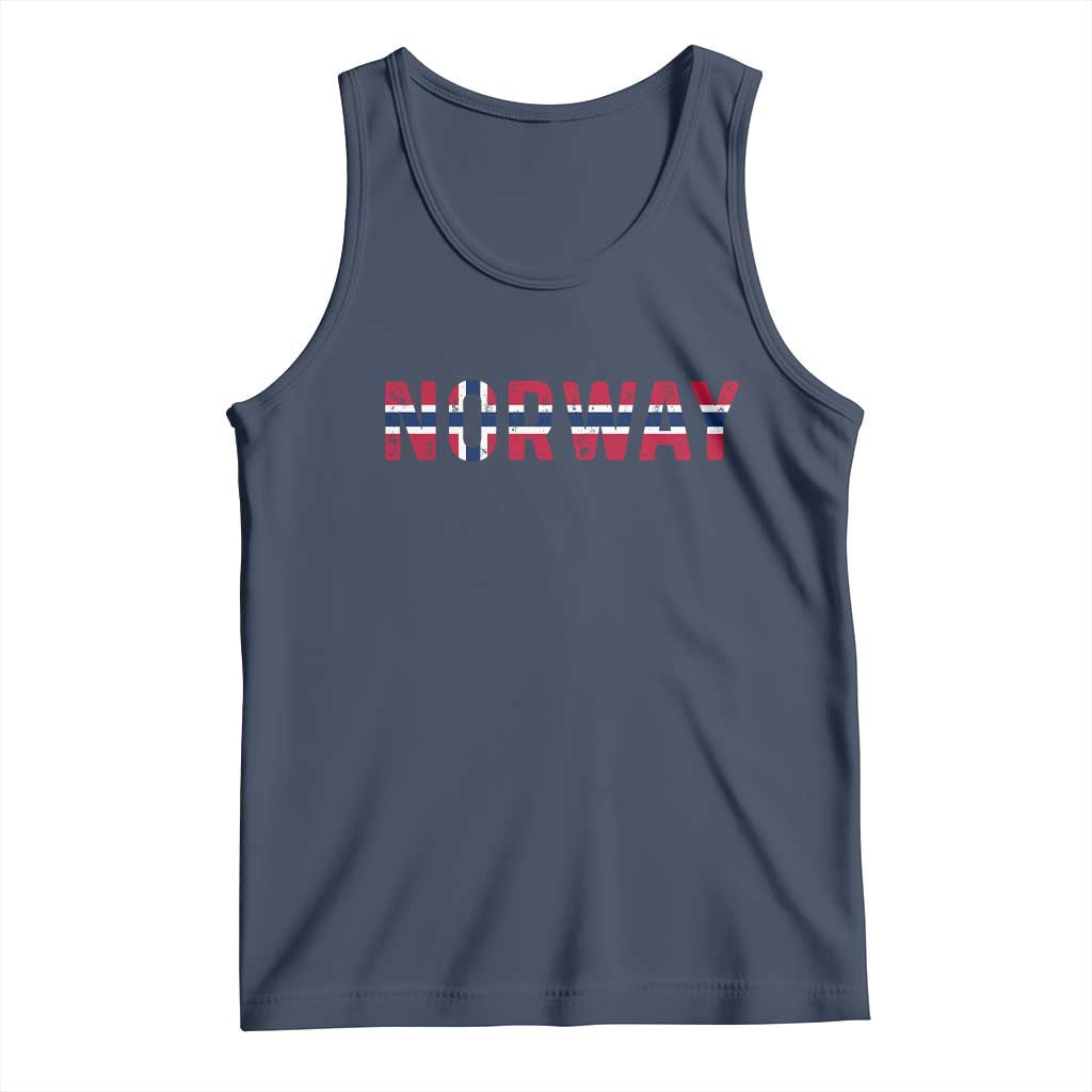 Norge Norway Norwegian Flag Tank Top