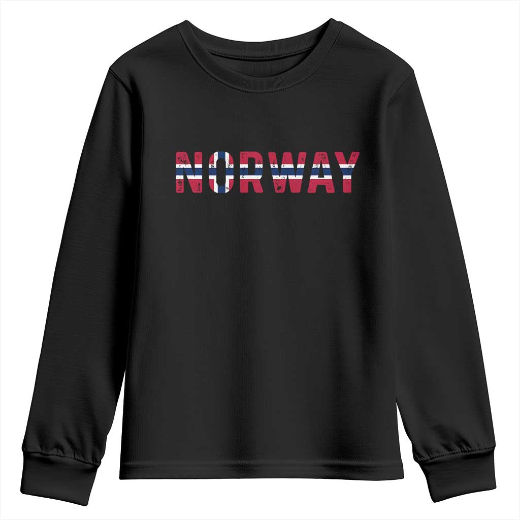 Norge Norway Norwegian Flag Youth Sweatshirt