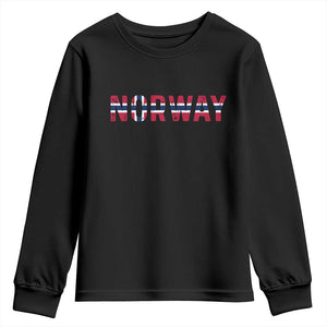 Norge Norway Norwegian Flag Youth Sweatshirt